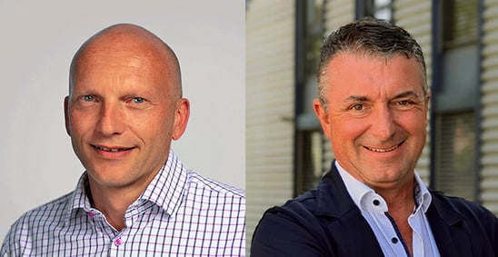 Photos of Dieter Lüscher (left) and Christian Kohli (right)